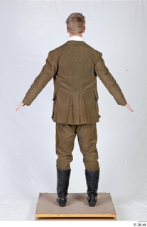 Photos Man in Historical suit 7 20th century Historical Clothing a poses brown Historical suit whole body 0005.jpg